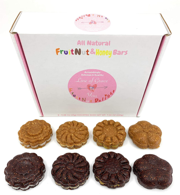 Dried Fruit Nut Gift Box - Apple - Strawberry Delights with Coconut, Cashew, Pistachio, & Honey